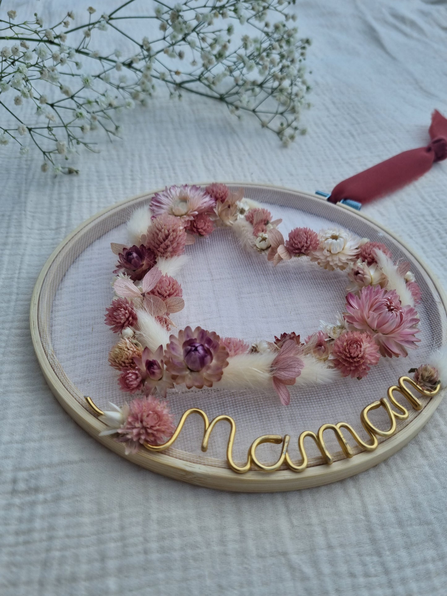 Tambour fleuri "Jeanne" – Édition spéciale Fête des Mères