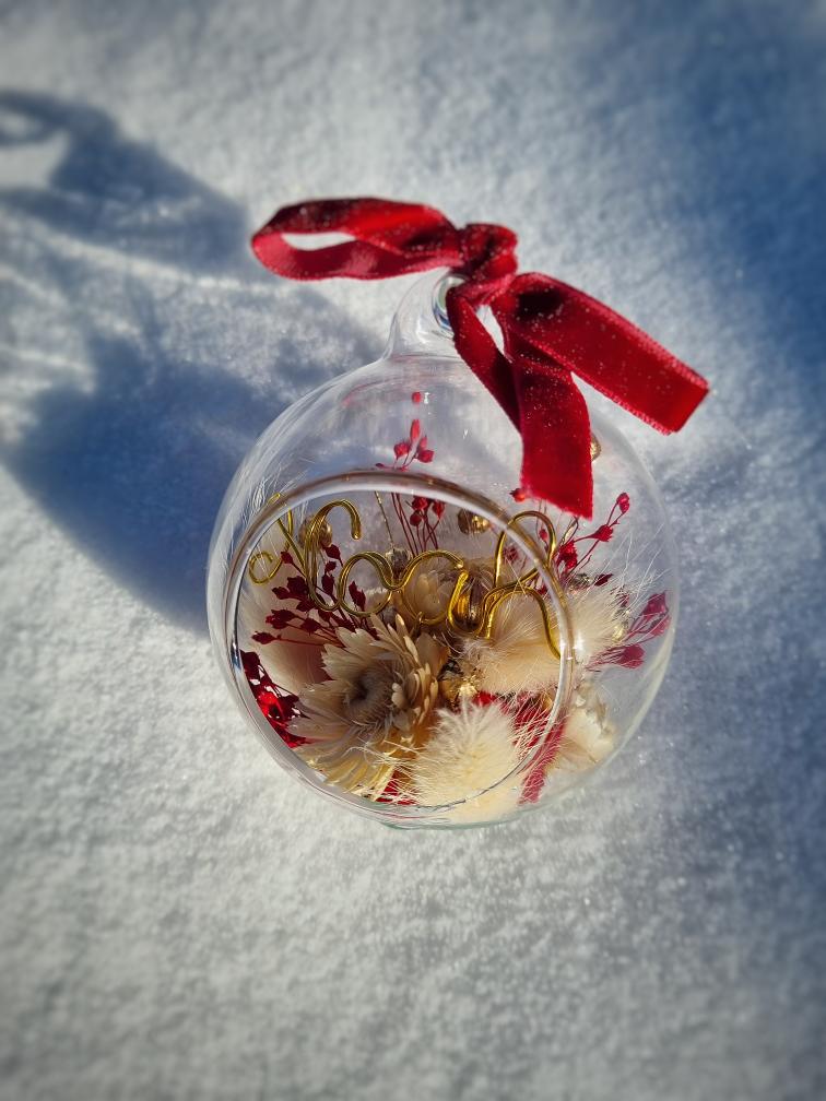 Boule de Noël - Rouge (PRE-COMMANDE)