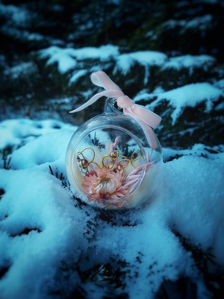 Boule de Noël - Rose (PRE-COMMANDE)