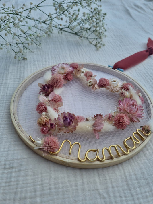 Tambour fleuri "Jeanne" – Édition spéciale Fête des Mères