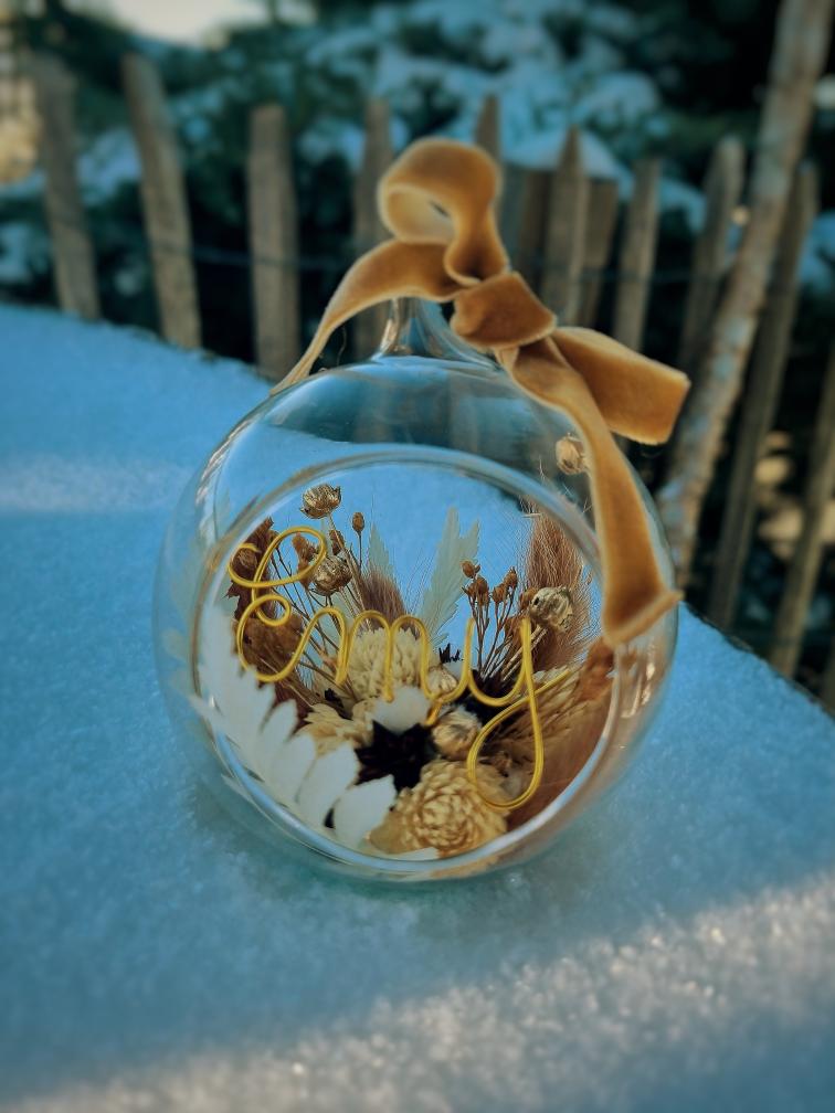 Boule de Noël - Ocre (PRE-COMMANDE)