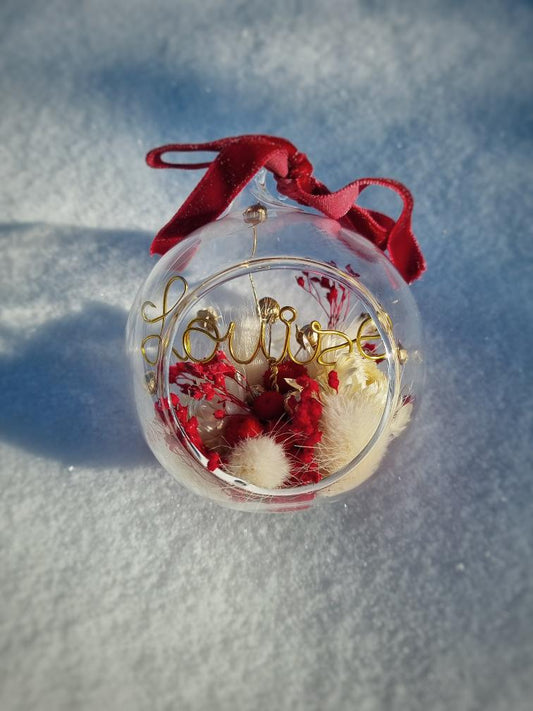 Boule de Noël - Rouge (PRE-COMMANDE)