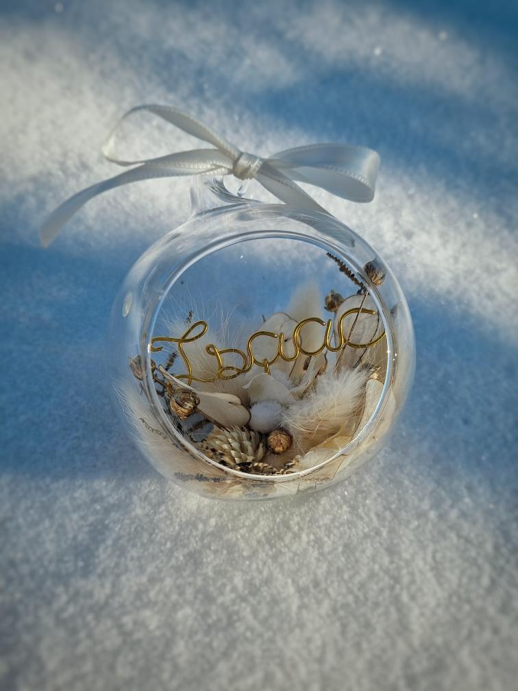 Boule de Noël - Blanche (PRE-COMMANDE)