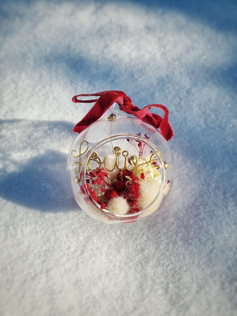 Boule de Noël - Rouge (PRE-COMMANDE)