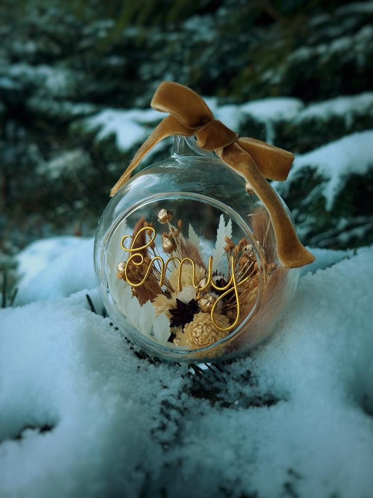 Boule de Noël - Ocre (PRE-COMMANDE)