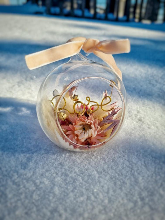 Boule de Noël - Rose (PRE-COMMANDE)