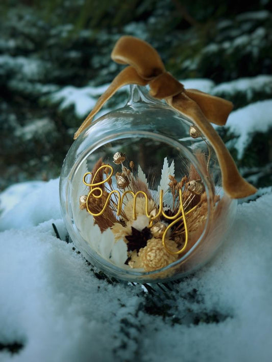 Boule de Noël - Ocre (PRE-COMMANDE)