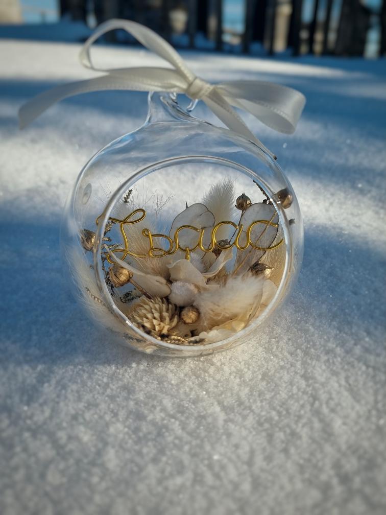 Boule de Noël - Blanche (PRE-COMMANDE)